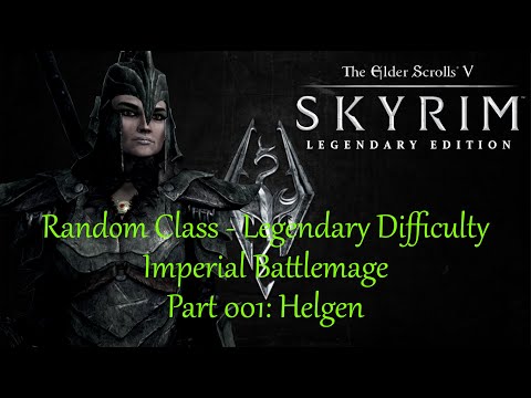 Skyrim - Imperial Battlemage Random Class Challenge - Part 001: Helgen