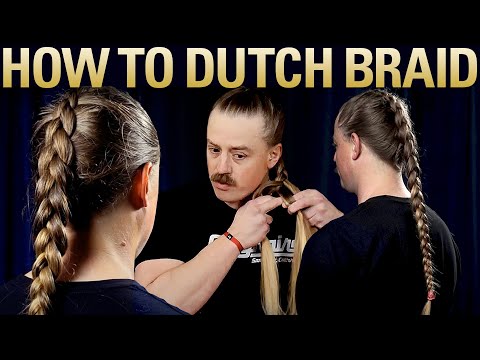 Learn To Dutch Braid from a Man