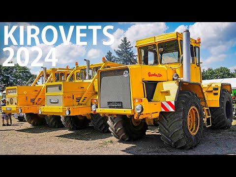 Russian tractor Kirovets 2024 🚜Power engine V8 - V12 🚜Исторический Советский Трактор