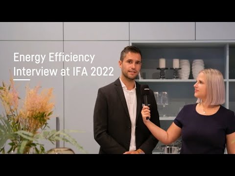 Energy efficiency Interview at IFA 2022 | Liebherr