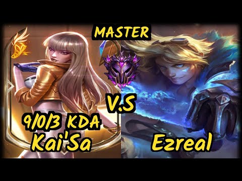 RED Sacy (KAI'SA) vs EZREAL - 9/0/3 KDA BOTTOM ADC GAMEPLAY - BR Ranked MASTER