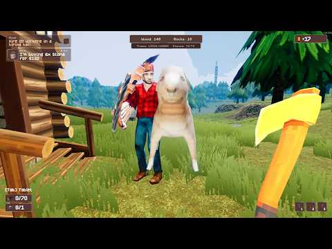 ゲームが壊れるまで木を34,057,340,958,340本伐採しまくるForest Hustle