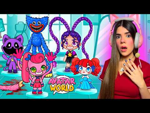 NUNCA CREES a TODOS LOS PERSONAJES de Poppy Playtime en AVATAR WORLD😰⚠️ | Ani Cat😻