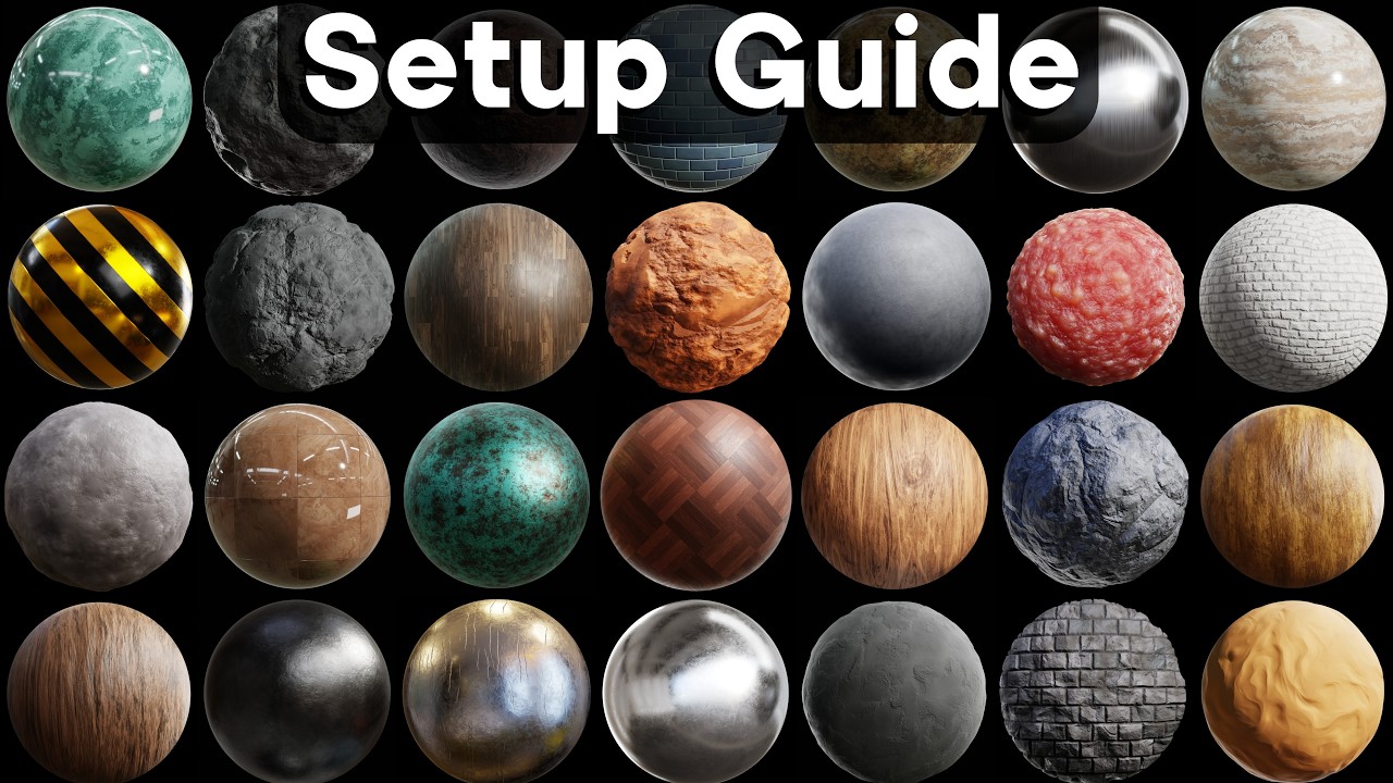 Setup Guide: Ultimate Blender Procedural Material Pack