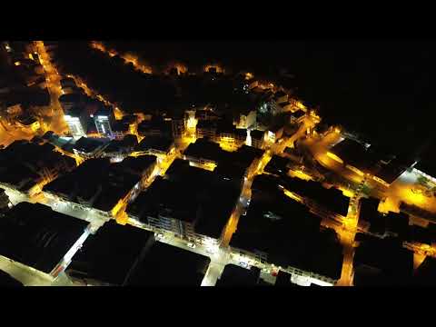 📍 Piñas, El Oro, Ecuador | Vista aérea nocturna en 4K