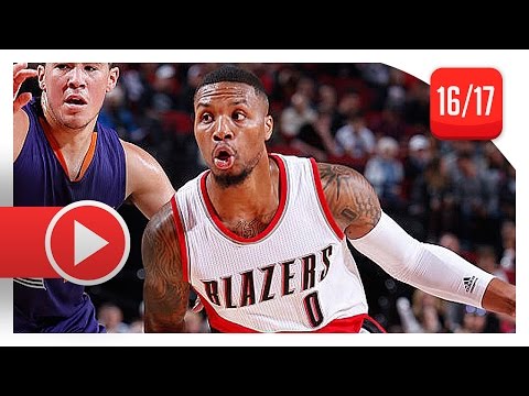 Damian Lillard Full PS Highlights vs Suns (2016.10.07) - 18 Pts