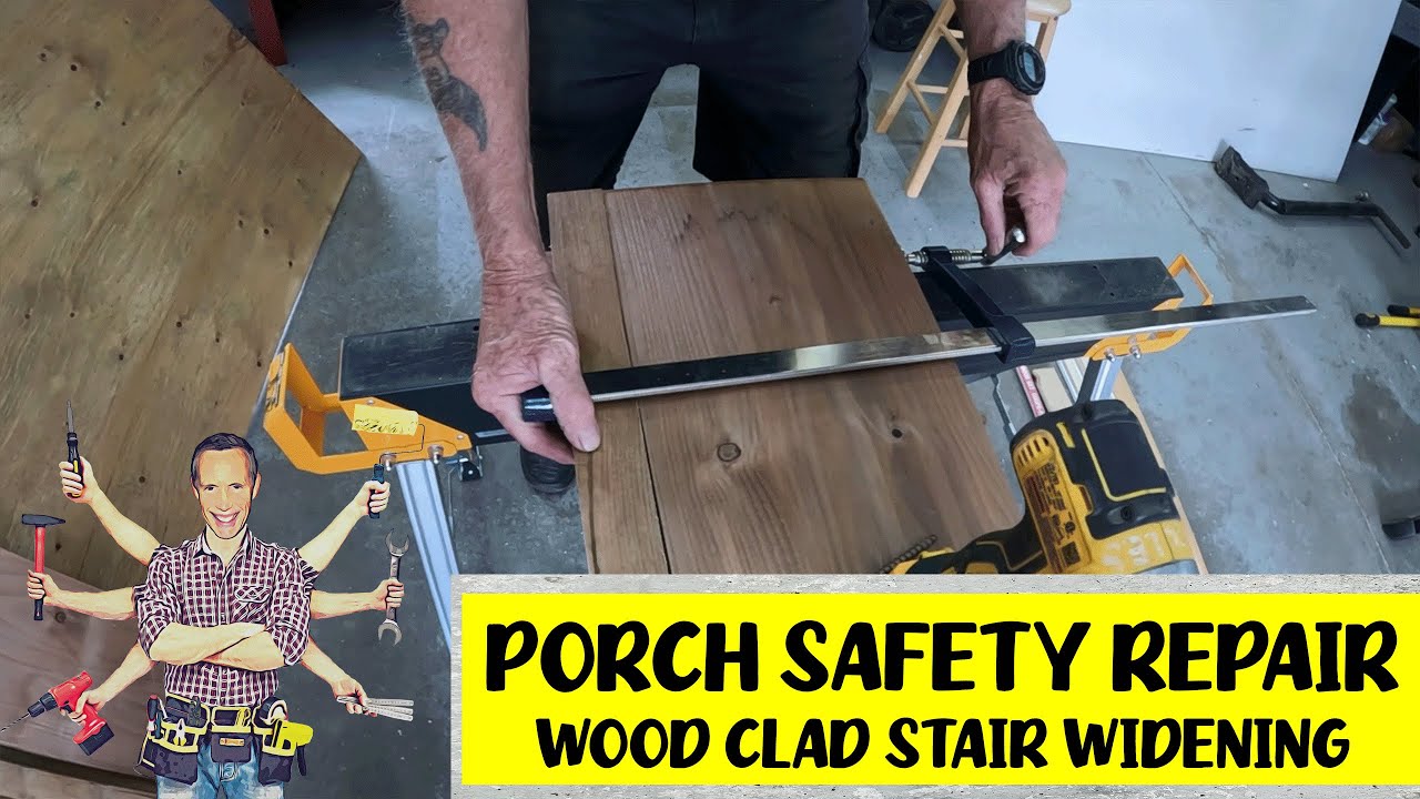 Wood Clad Stair Widening