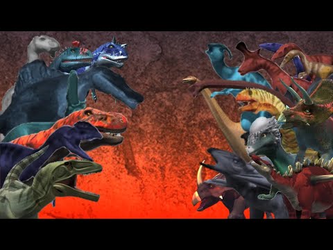 All Winner Dinosaurs Battle Season 1 Round 1