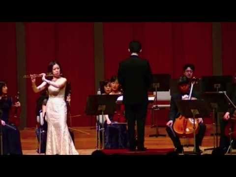 Kaori Fujii: Flute Concerto No. 2 in D K. 314 by W.A. Mozart - 1/3 / 藤井香織：フルート協奏曲第2番 第1楽章 [モーツァルト]