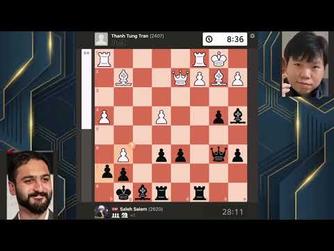 3 Brilliant Moves!! Saleh Salem vs. Tran Thanh Tu  FIDE World Cup 2025