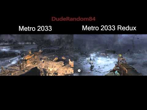 Metro 2033 Vs Metro 2033 Redux Pc Side By Side Graphics Comparison Part 1