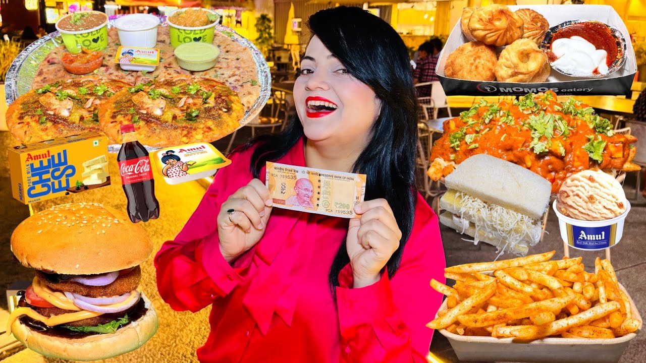 Rs 200 Street Food Challenge | Vadodara Food Challenge