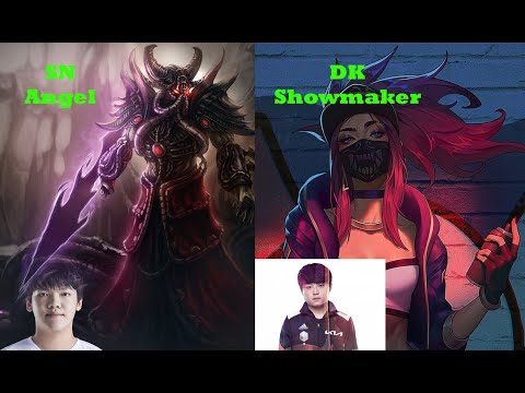 SN Angel vs DK Showmaker - Kassadin vs Akali - Thách đấu máy chủ Hàn Quốc - KR Challenger Ranked