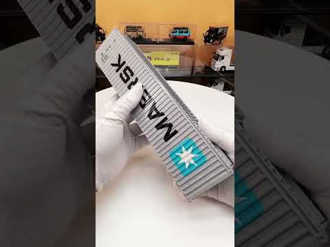 Shipping Container Scale Models (MAERSK) #container #scalemodel #diecast