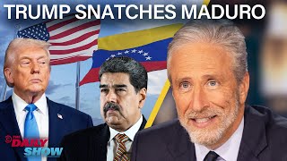 Download lagu Trump Kidnaps President Maduro, Targets Venezuelan Oil & Ditches 'America First' | The Daily Show mp3