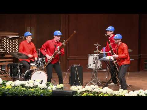 slapslap plays Neon Pink Fax Machine at the University of Michigan SMTD Commencement