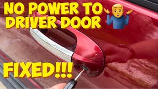 Expedition Driver door lock/unlock problem FIXED!!