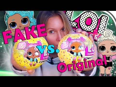 FAKE L.O.L. Surprise vs. ORIGINAL⚡Confetti Pop L.O.L. FIGUREN auspacken 💖 deutsch