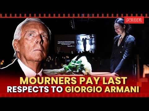 Watch: Donatella Versace Pays Respects To Late Giorgio Armani In Milan | Screen