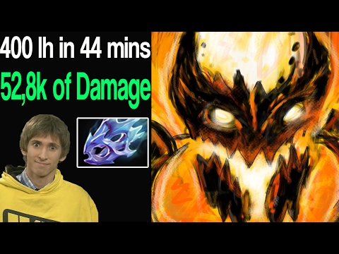 10 LH PER MINUTE Dendi 7,6k MMR Plays Shadow fiend  - Dota 2