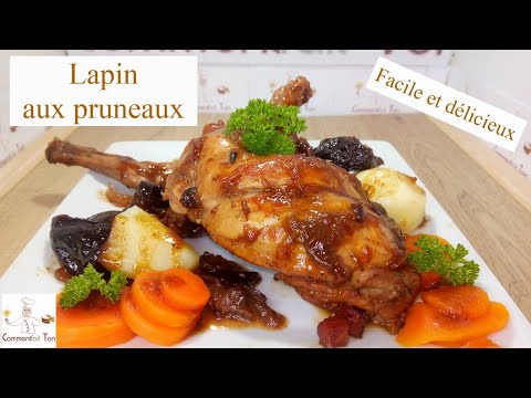 Lapin aux pruneaux - recette facile de LAPIN