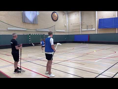 Första träningen med ÅKIBS P07-08 nya tränare Christian Hägerström.