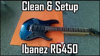 Video thumbnail for Clean & Setup | Ibanez RG450 by Bob's Guitar Mods