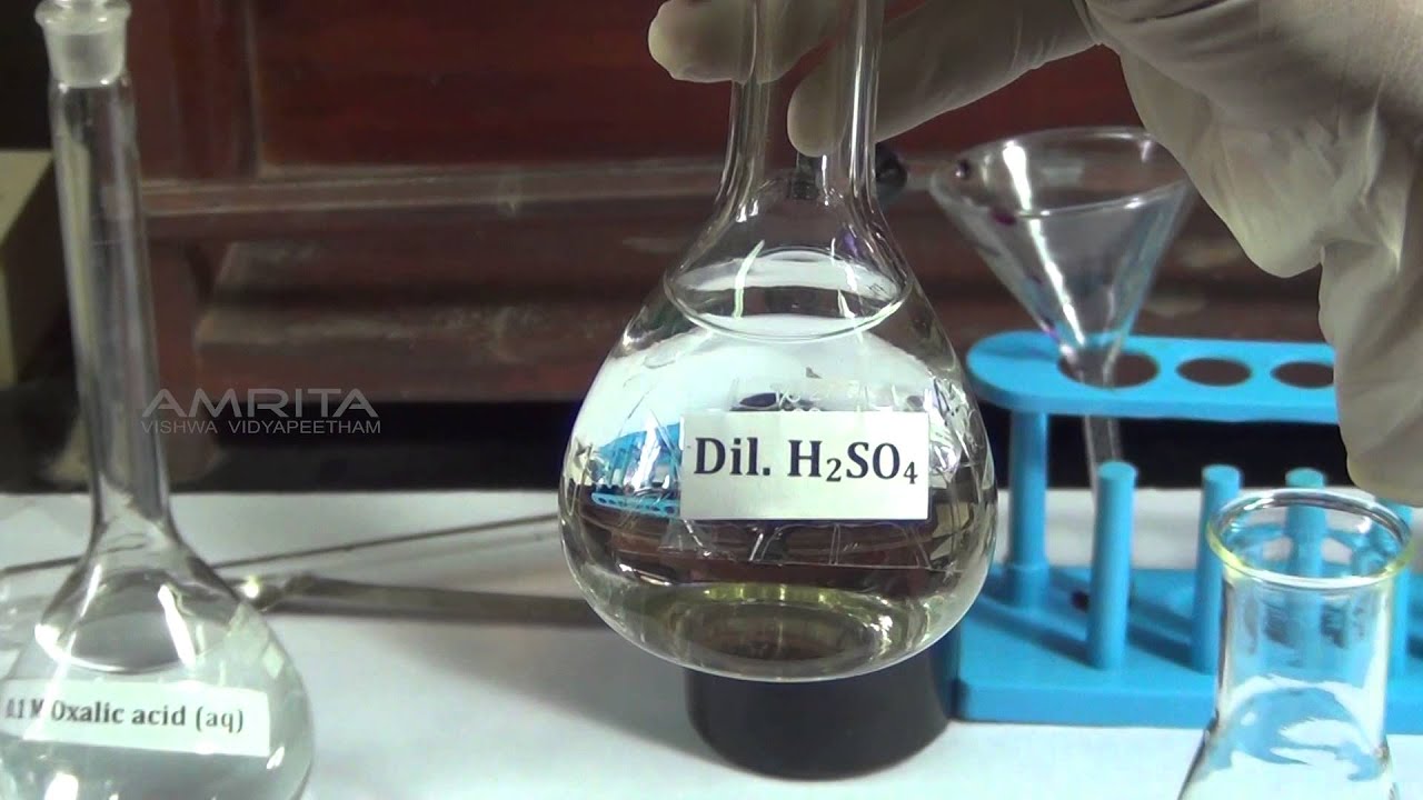 KMnO₄+H₂C₂O₄ Oxidation-Reduction Titration