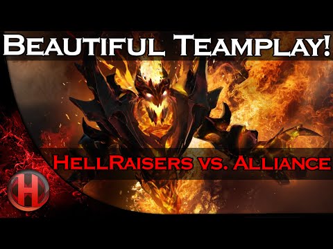 Beautiful Teamplay by HellRaisers vs. Alliance Dota 2