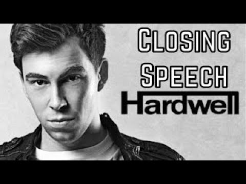 Hardwell's Closing Speech | I AM HARDWELL TOUR 2014