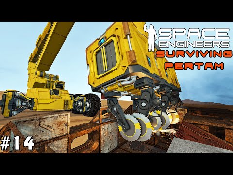 Space Engineers Surviving Pertam: Looking For Resources  | Part 14