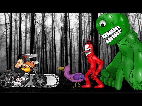 ChainSaw Man, Pochita  vs Garten Of Banban, BANBAN, Jumbo Josh . ANIMATOIN PART 1.