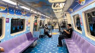 Download the video "深夜時刻！桃園機場捷運皮卡丘彩繪列車往老街溪行駛A21環北站～A22老街溪站+不提供載客收車了"