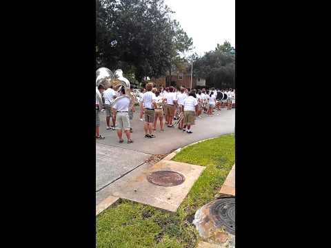 Clear Creek band post-band camp parade