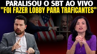 Paulo Figueiredo PARALISA SBT E JOGA NA CARA: 