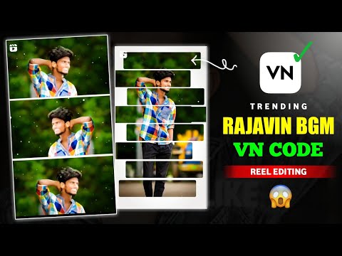 New Trending Attitude Rajavin BGM Video Editing in VN App | Instagram Trending Rajavin Paarvai Reels