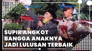 Viral Video Supir Angkot yang Berhasil Hantarkan Anak Menjadi Polisi dengan Lulusan Terbaik