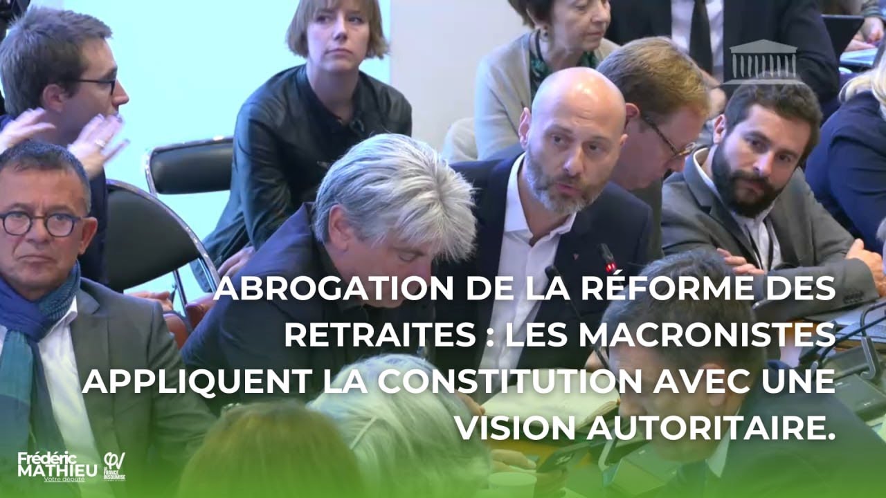 Les macronistes appliquent la constitution avec une vision autoritaire