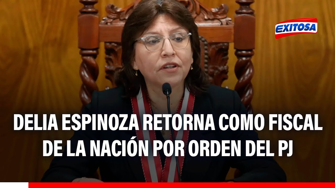 🔴🔵 Delia Espinoza retorna como fiscal de la Nación: "La JNJ le sacó la vuelta a la resolución"