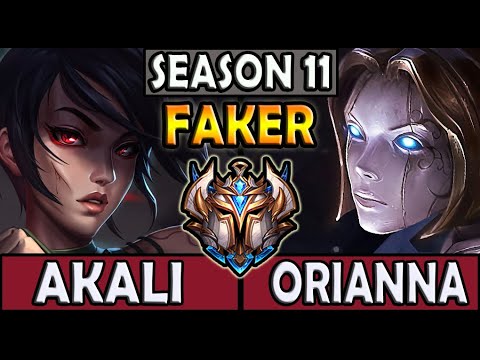 T1 Faker AKALI vs ORIANNA [ MID ] Patch 11.15 Korea Challenger ✅