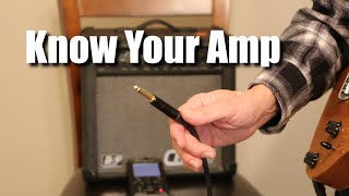 Video thumbnail for Amp Basics - know your electric guitar amp. Crate GFX15 with DSP by Quail Studios Guitar - Hal Stead