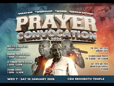 CEM ALL BELIEVERS PRAYER CONVOCATION 2026 | DAY 2 | AFTERNOON SESSION LIVE | 8TH JANUARY 2026