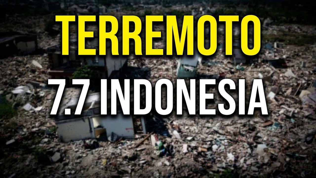 🚨 TERREMOTO 7.7 en INDONESIA activa ALERTA DE TSUNAMI — Esto es lo que se sabe