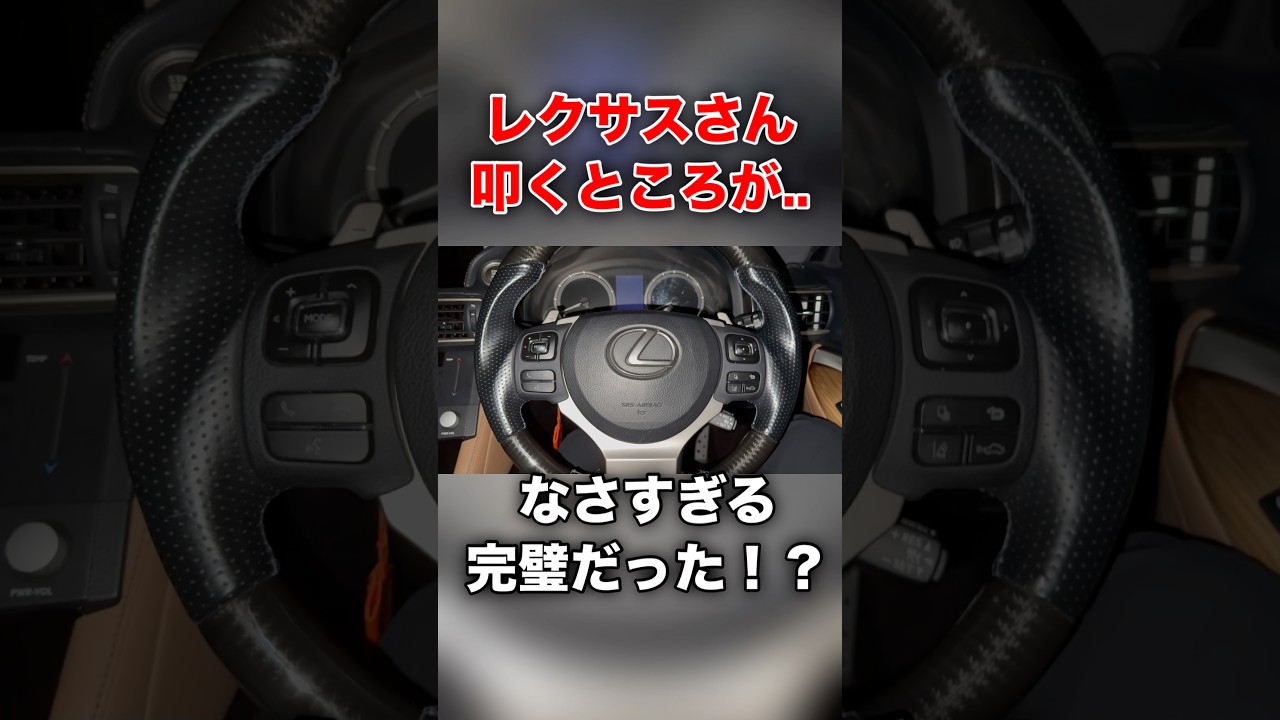 レクサスさん叩くところが...なさすぎる完璧ブランド#shortvideo #shorts #automobile #nx300h #cars #lexus