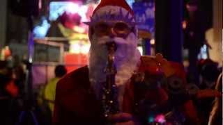 preview picture of video 'Adam Father Christmas B Stortford Lights switchon 2012'