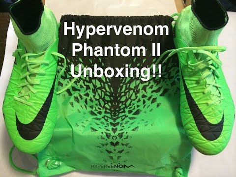 Hypervenom Phantom 2 (Green Strike/Black) Unboxing!