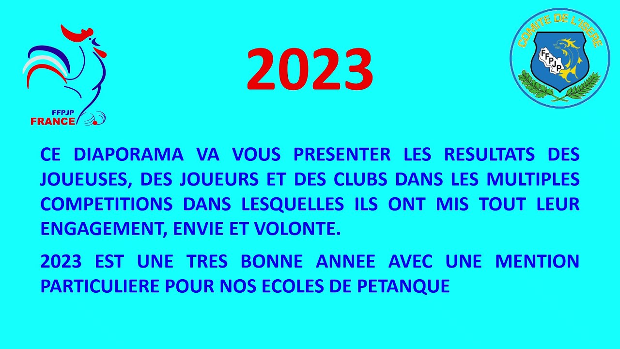Champions 2024 comité isère pétanque