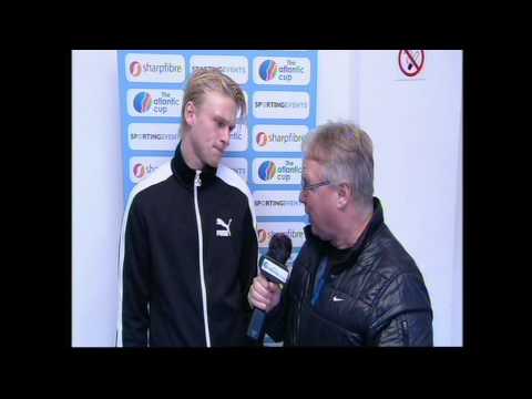 Interview with Karl Holmberg after his goal for Örebro against Brøndby