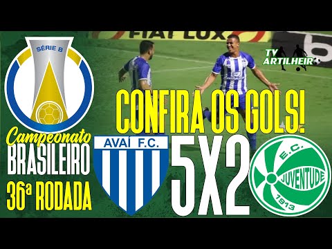 [Série B '20] 36ª Rodada | Avaí FC 5 X 2 EC Juventude/RS | Confira Os Gols | TV ARTILHEIRO