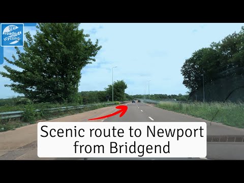 A48 all the way! Driving from Bridgend to Newport